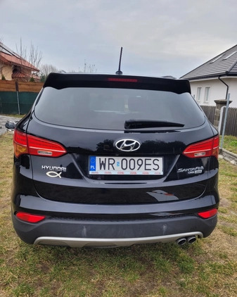 Hyundai Santa Fe cena 54700 przebieg: 185500, rok produkcji 2014 z Krynki małe 529